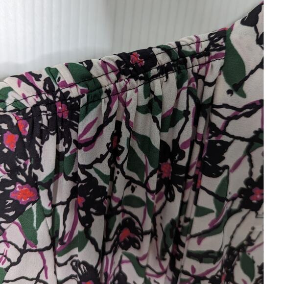 La DoubleJ × Mantero Good Witch Dress Scrambled Print Double Georgette Italy M - Picture 5 of 12